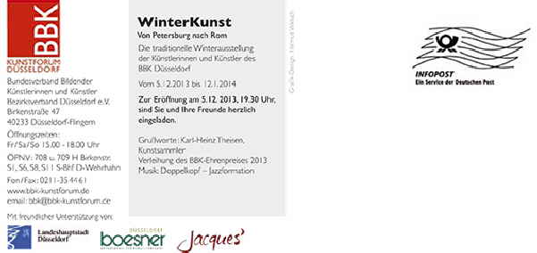 WinterKunst 2013-2014 Flyer