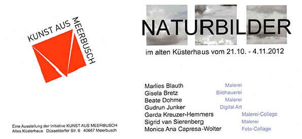 Naturbilder Küsterhaus 2012 Flyer